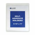 C-Line Products Self-Adhesive Poly Ticket Holders, PK50 70911